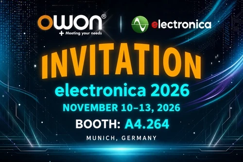 OWON Invites You To Electronica 2026 in Munich
