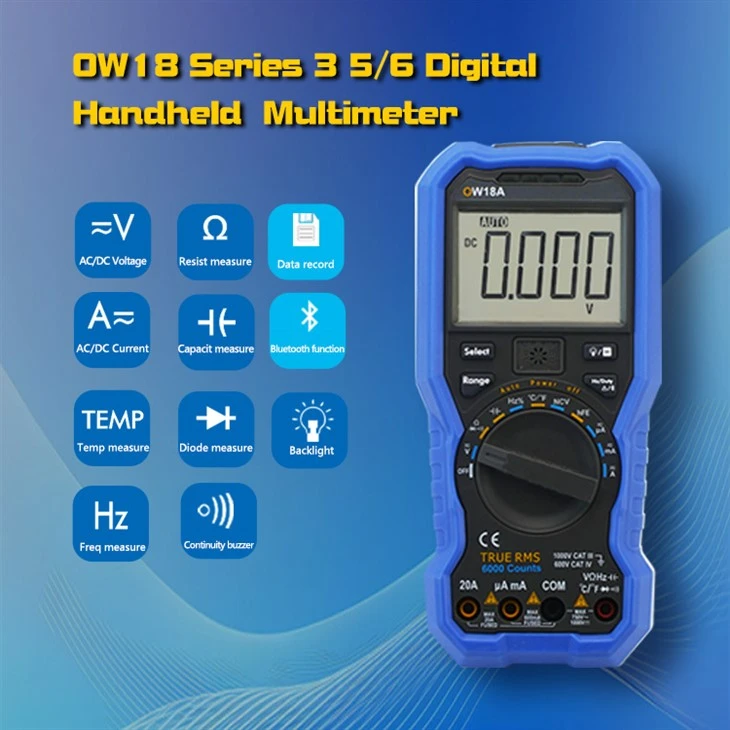 OW18 Series 3 5/6 Digits Handheld Multimeter
